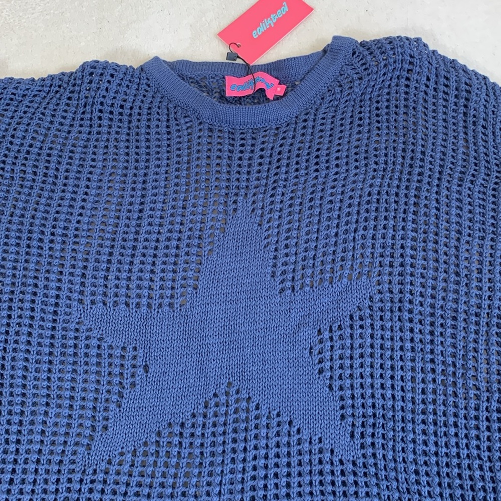Pacsun edikted NWT Seeing Stars Oversized Sweater Blue